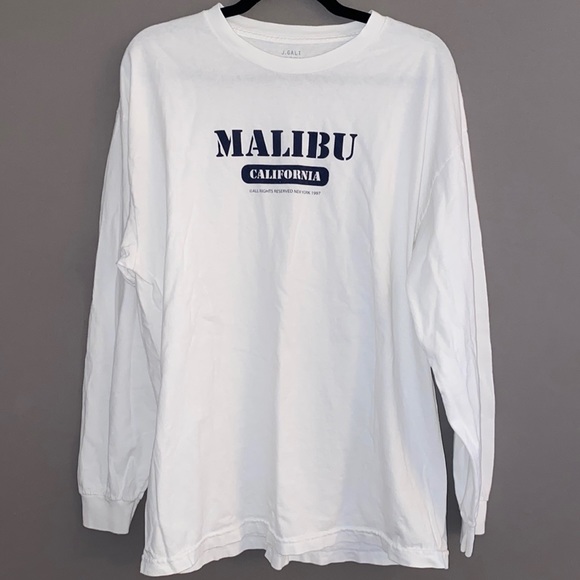 Brandy Melville Other - Brandy Melville Oversized long sleeve Malibu Shirt
